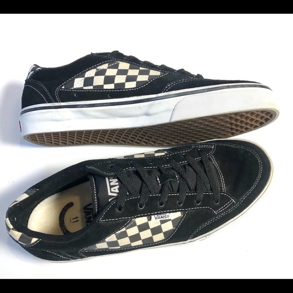 Vans Other - VANS Brasco suede leather checkered shoe 11